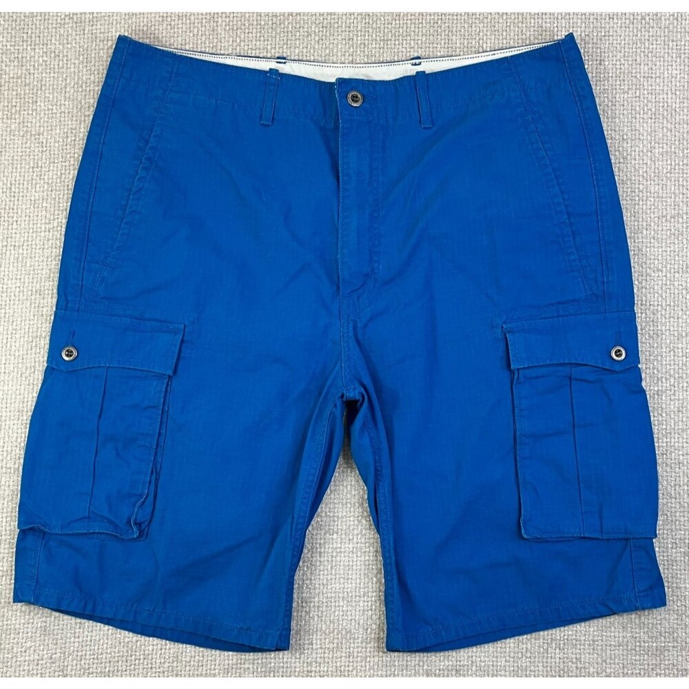 Levi's Cargo Shorts Men's 38 Ripstop Blue Cotton 38x11 Outdoor Hiking Utility